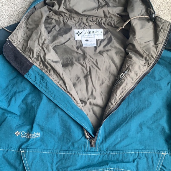 Columbia Vintage Half Zip Pull Over Jacket Mens Size Large - Picture 5 of 10